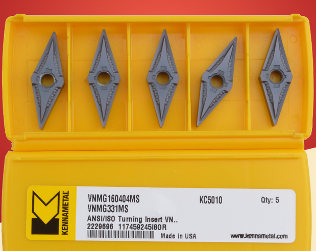 全新肯纳数控刀片vnmg160408rn kcp10b钢件 车削刀片,济南特瑞数控