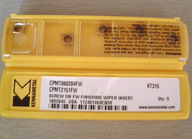 全新肯纳车刀片CPMT050204FP KCP25优势代理肯纳刀具