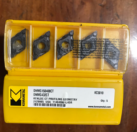 肯纳刀片dnmg150408mpkcm25b菱形车刀头美国肯纳
